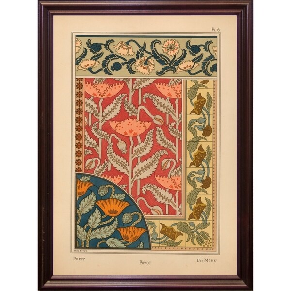 Plate 06 - Poppy-VINAPP115288 Print 24"x17" by Vintage Apple Collection