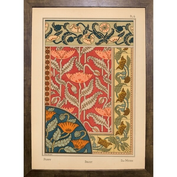 Plate 06 - Poppy-VINAPP115288 Print 24"x17" by Vintage Apple Collection