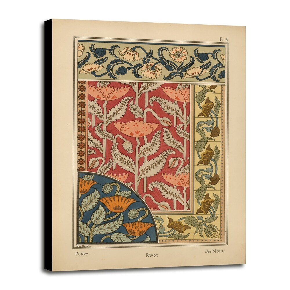 Plate 06 - Poppy-VINAPP115288 Print 24"x17" by Vintage Apple Collection