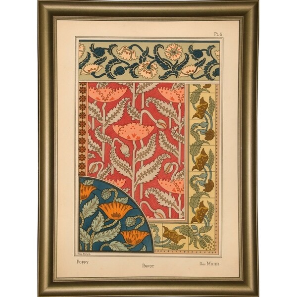 Plate 06 - Poppy-VINAPP115288 Print 24"x17" by Vintage Apple Collection