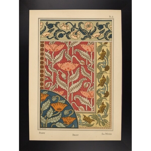 Plate 06 - Poppy-VINAPP115288 Print 24"x17" by Vintage Apple Collection