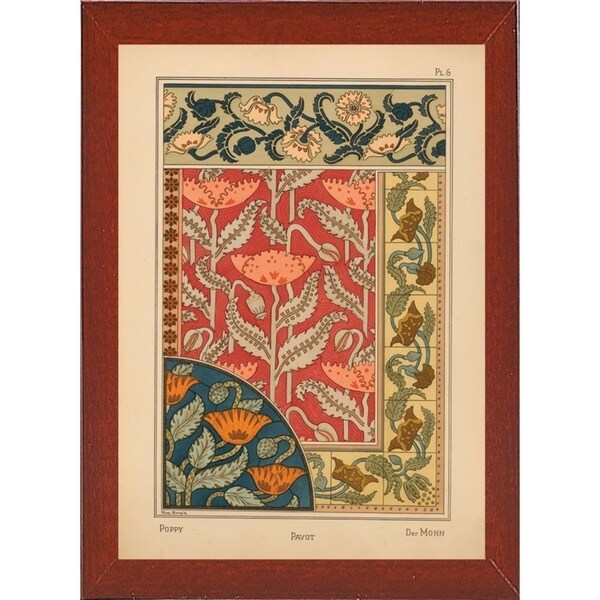 Plate 06 - Poppy-VINAPP115288 Print 24"x17" by Vintage Apple Collection
