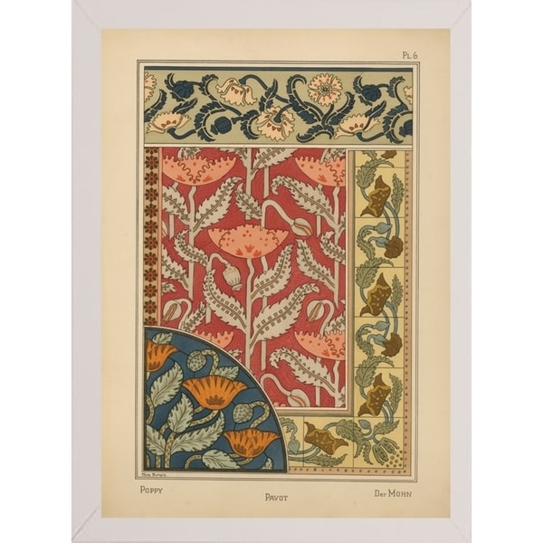 Plate 06 - Poppy-VINAPP115288 Print 24"x17" by Vintage Apple Collection