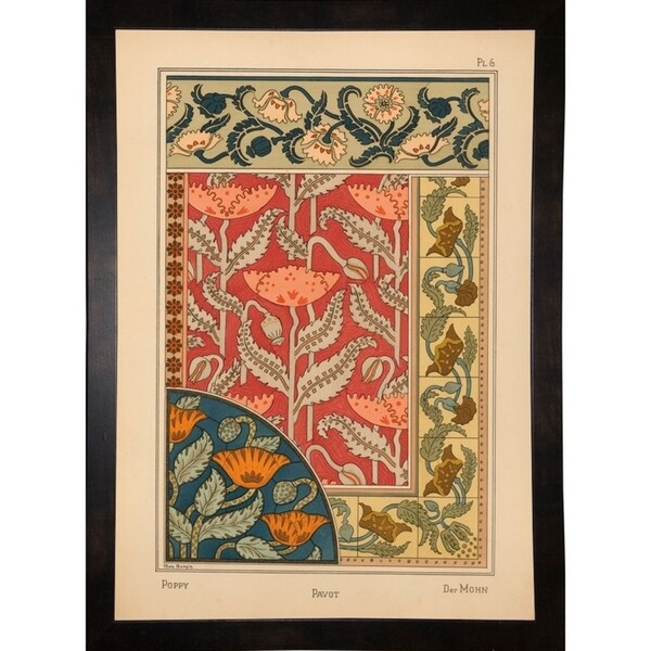 Plate 06 - Poppy-VINAPP115288 Print 24"x17" by Vintage Apple Collection