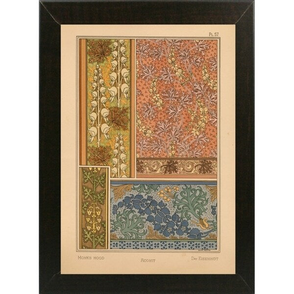Plate 57 - Monks-hood-VINAPP115337 Print 24"x17" by Vintage Apple Collection