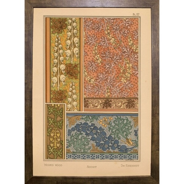Plate 57 - Monks-hood-VINAPP115337 Print 24"x17" by Vintage Apple Collection