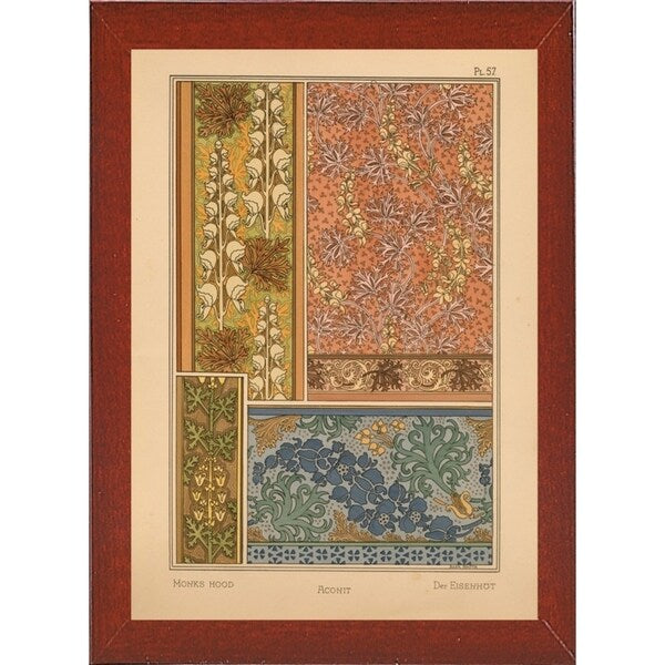 Plate 57 - Monks-hood-VINAPP115337 Print 24"x17" by Vintage Apple Collection