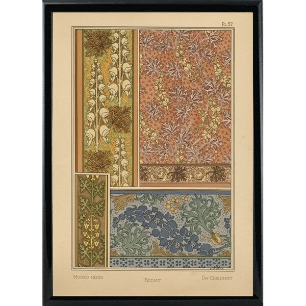 Plate 57 - Monks-hood-VINAPP115337 Print 24"x17" by Vintage Apple Collection