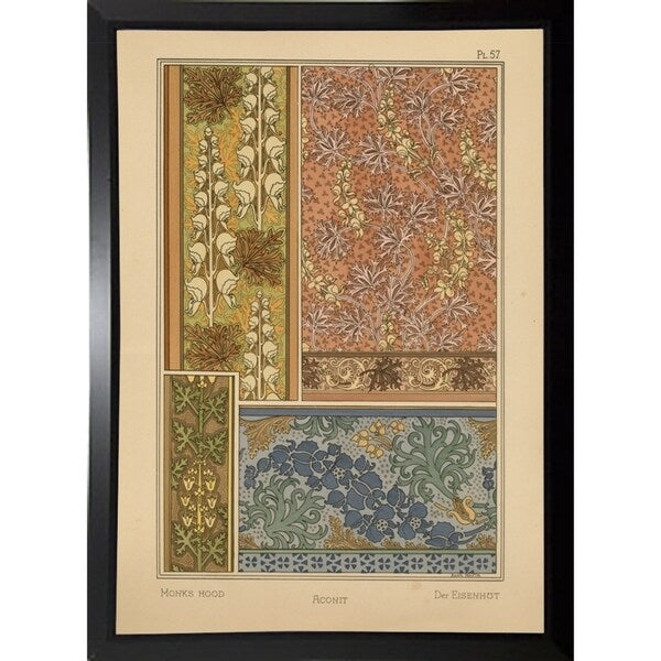 Plate 57 - Monks-hood-VINAPP115337 Print 24"x17" by Vintage Apple Collection
