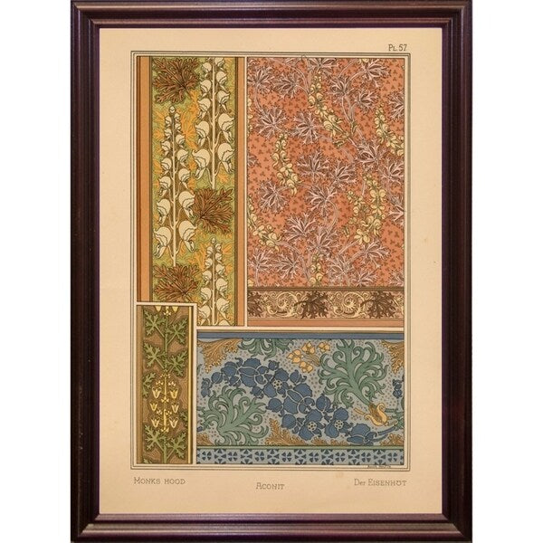 Plate 57 - Monks-hood-VINAPP115337 Print 24"x17" by Vintage Apple Collection