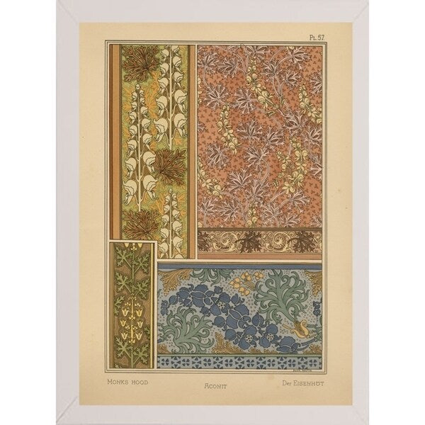 Plate 57 - Monks-hood-VINAPP115337 Print 24"x17" by Vintage Apple Collection