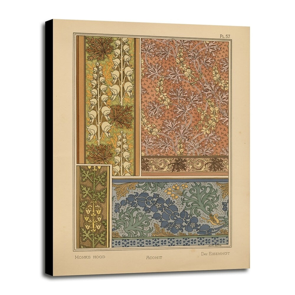 Plate 57 - Monks-hood-VINAPP115337 Print 24"x17" by Vintage Apple Collection