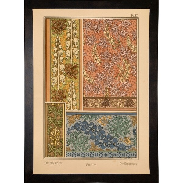 Plate 57 - Monks-hood-VINAPP115337 Print 24"x17" by Vintage Apple Collection