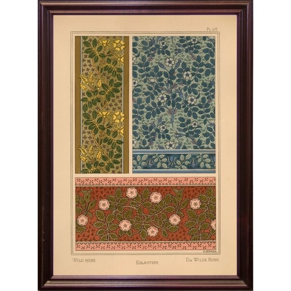 Plate 69 - Wild Rose-VINAPP115349 Print 34.5"x24.5" by Vintage Apple Collection