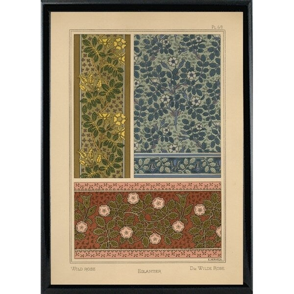 Plate 69 - Wild Rose-VINAPP115349 Print 34.5"x24.5" by Vintage Apple Collection