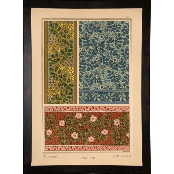 Plate 69 - Wild Rose-VINAPP115349 Print 34.5"x24.5" by Vintage Apple Collection
