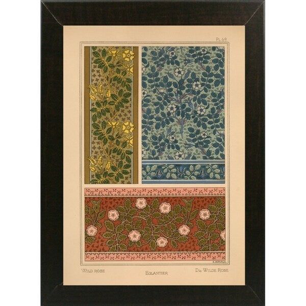 Plate 69 - Wild Rose-VINAPP115349 Print 34.5"x24.5" by Vintage Apple Collection