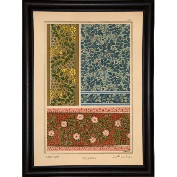 Plate 69 - Wild Rose-VINAPP115349 Print 34.5"x24.5" by Vintage Apple Collection