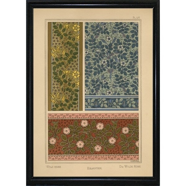 Plate 69 - Wild Rose-VINAPP115349 Print 34.5"x24.5" by Vintage Apple Collection