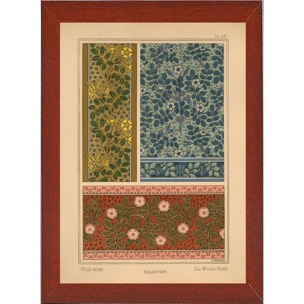 Plate 69 - Wild Rose-VINAPP115349 Print 34.5"x24.5" by Vintage Apple Collection