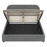 Platform Bed with Hydraulic Storage System