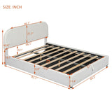 Platform Bed with Hydraulic Storage System