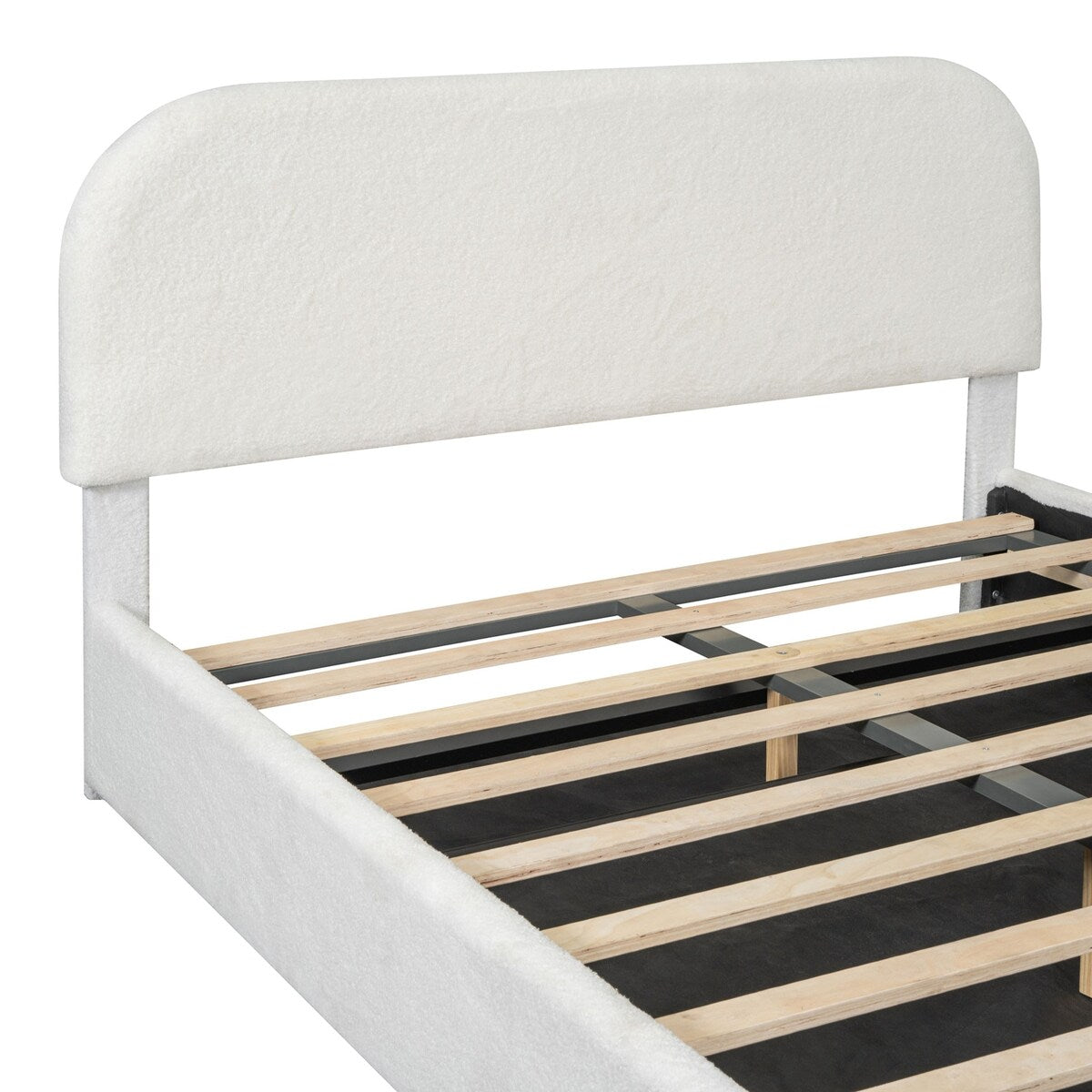 Platform Bed with Hydraulic Storage System