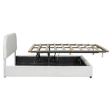 Platform Bed with Hydraulic Storage System