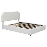 Platform Bed with Hydraulic Storage System