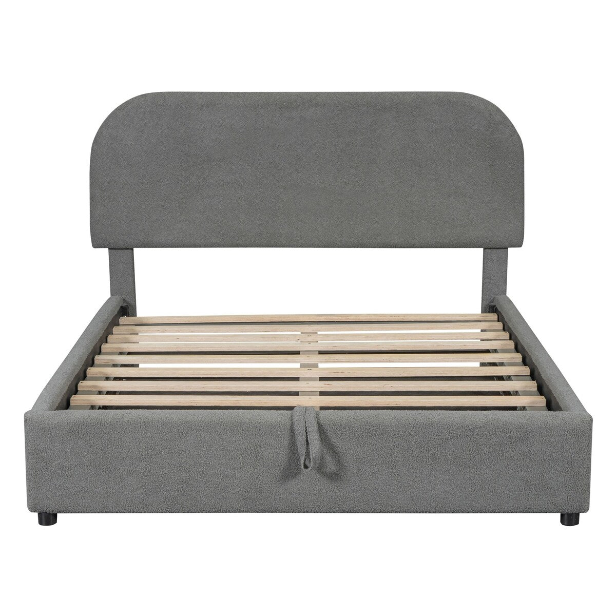 Platform Bed with Hydraulic Storage System