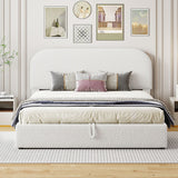 Platform Bed with Hydraulic Storage System