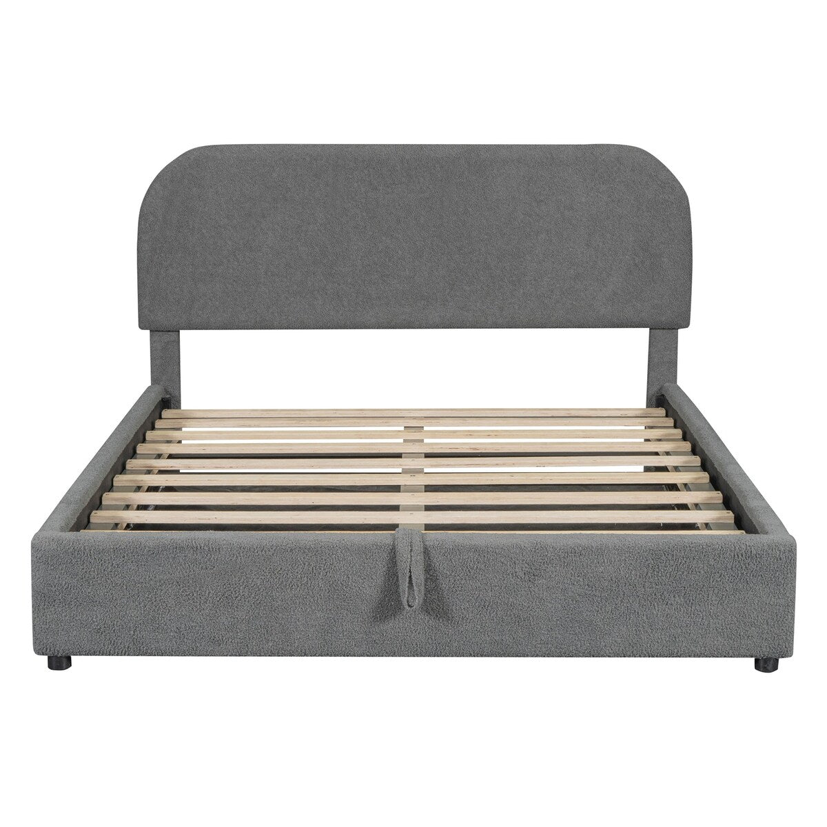 Platform Bed with Hydraulic Storage System
