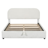 Platform Bed with Hydraulic Storage System