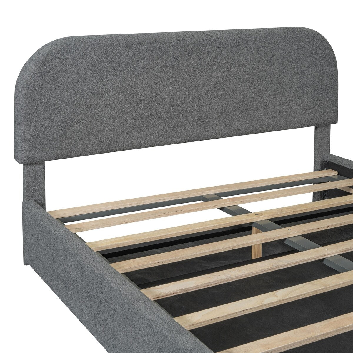 Platform Bed with Hydraulic Storage System