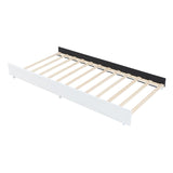 Platform Bed with Storage Drawers and Trundle