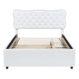 Platform Bed with Storage Drawers and Trundle