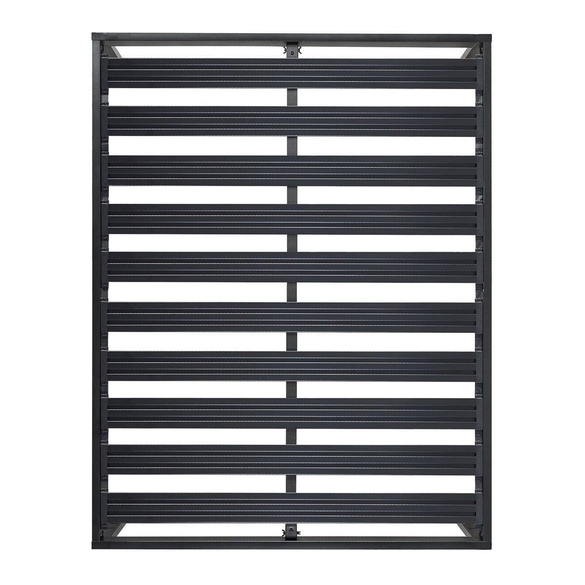 Platform Series Titan C Black Steel Slats California King Bed Frame