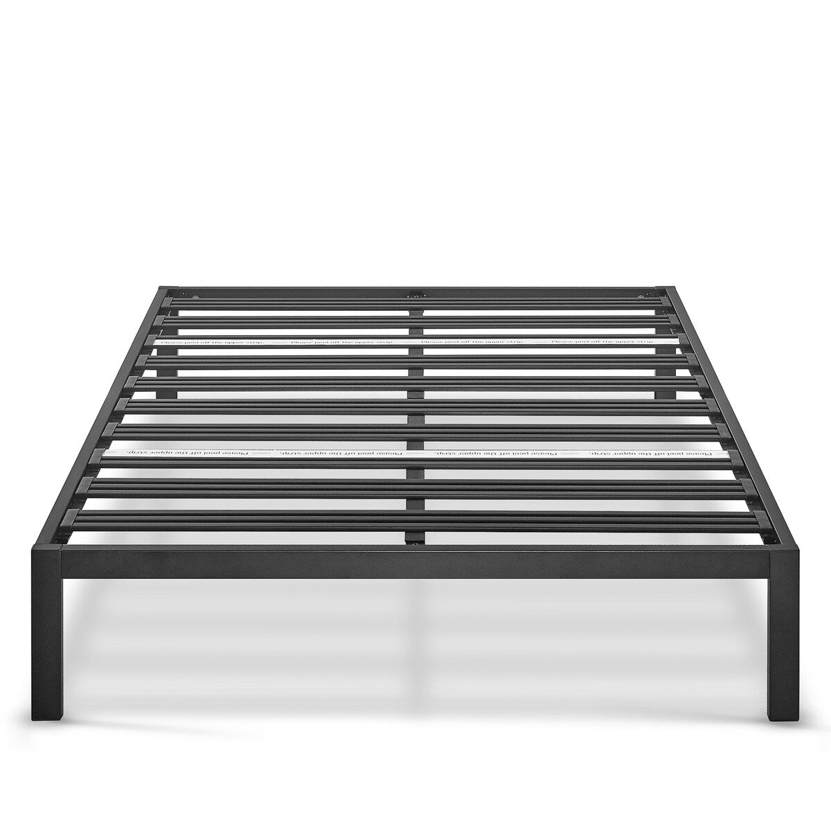 Platform Series Titan C Black Steel Slats California King Bed Frame