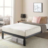 Platform Series Titan C Black Steel Slats California King Bed Frame