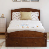 Platform Twin Bed Frame with Storage Drawer