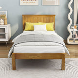 Platform Twin Bed with Headboard