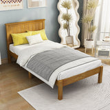Platform Twin Bed with Headboard