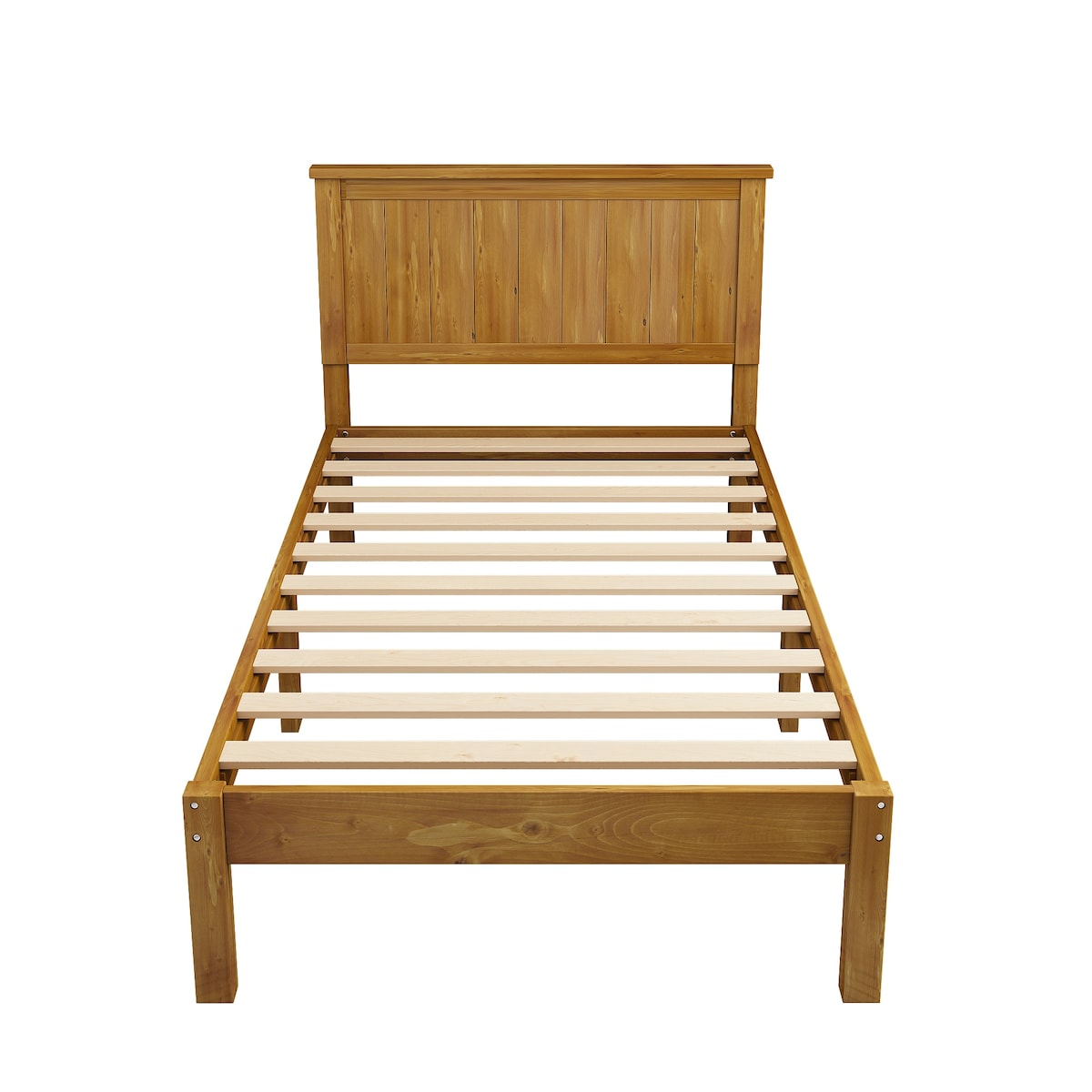 Platform Twin Bed with Headboard