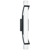 Platinum LED Bath Fixture Blade Earth Black - Exact Size