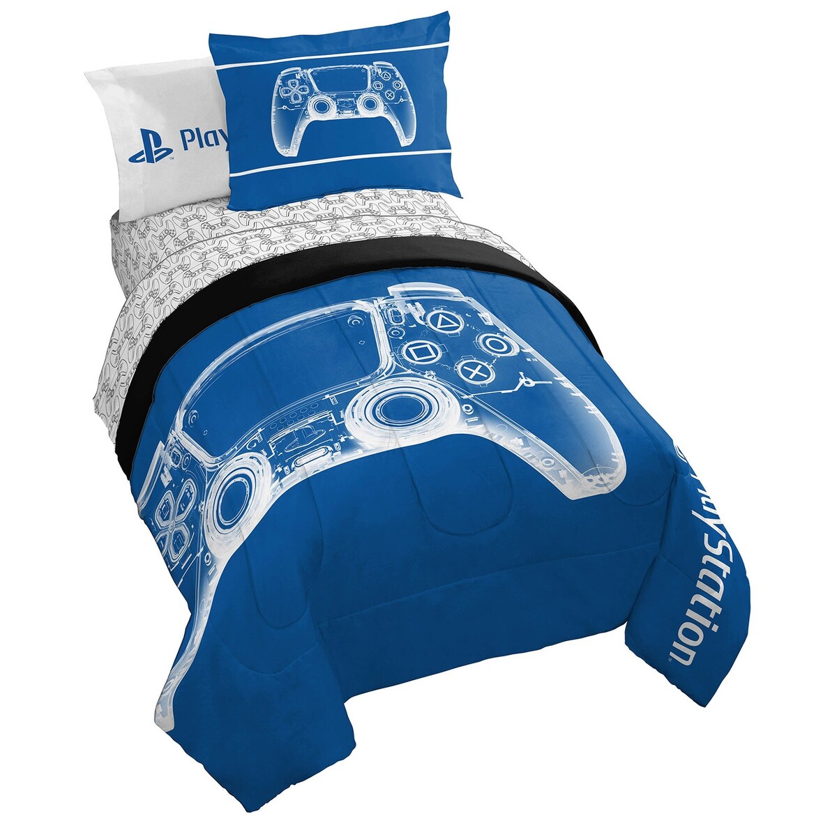 PlayStation X Ray Bed Set with Sham