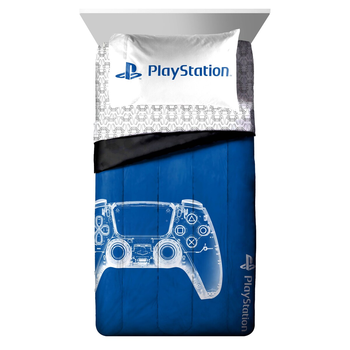 PlayStation X Ray Bed Set with Sham