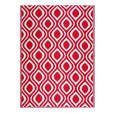 Playa Rug Outdoor Recycled Reversible Plastic Folded Mat/Rug Venice Collection Lightweight & Weather, Water and UV Resistant