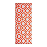 Playa Rug Outdoor Recycled Reversible Plastic Folded Mat/Rug Venice Collection Lightweight & Weather, Water and UV Resistant