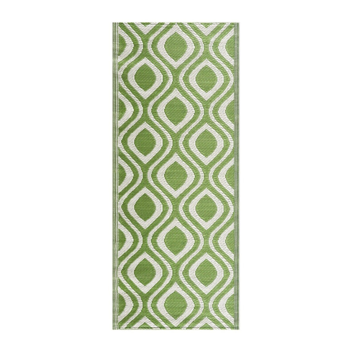 Playa Rug Outdoor Recycled Reversible Plastic Folded Mat/Rug Venice Collection Lightweight & Weather, Water and UV Resistant