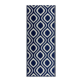 Playa Rug Outdoor Recycled Reversible Plastic Folded Mat/Rug Venice Collection Lightweight & Weather, Water and UV Resistant